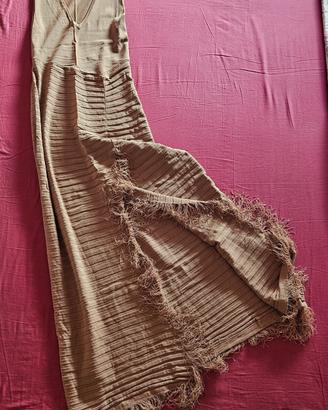 abito elasticizzato  donna colore sabbia  Pinko