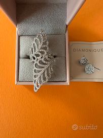 Anello Diamonique argento 925