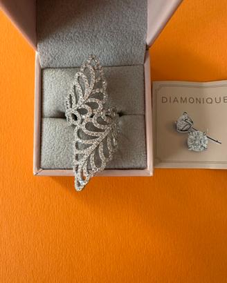 Anello Diamonique argento 925