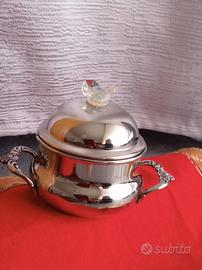 zuccheriera in silver plate antica stile vittorian