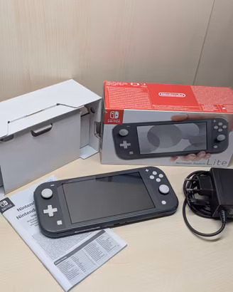 Console Nintendo Switch Lite Grey Cib Serial Match