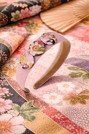 Cerchietto giapponese floreale 