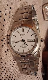 seiko sapphire orologio da polso nuovo datario 