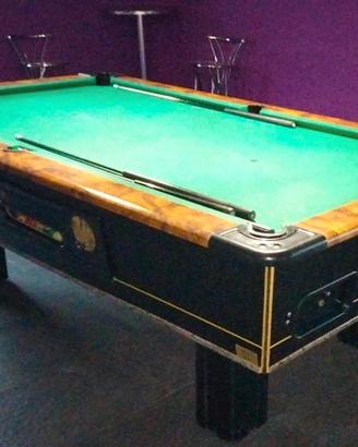 Biliardo a monete, con meccanica funzionante