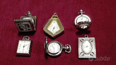 OROLOGI-DA TASCA-A CIONDOLO-PEZZI 11-COME FOTO