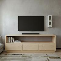 TV Board in cirmolo massello