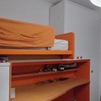 CAMERETTA CON LETTO A  SOPPALCO SCORREVOLE