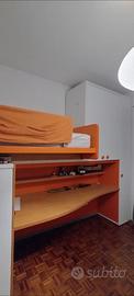CAMERETTA CON LETTO A  SOPPALCO SCORREVOLE