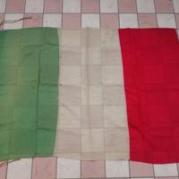 BANDIERA TRICOLORE ITALIA IN LANA ANNI '50