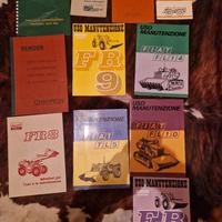 manuali uso manutenzione trattori scavatori pale