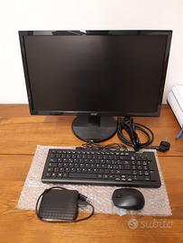 Monitor tastiera mouse memoria