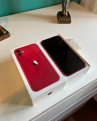 Iphone 11 red 128 gb mobile rosso apple telefono