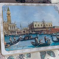 scatola in latta raffigurante Venezia