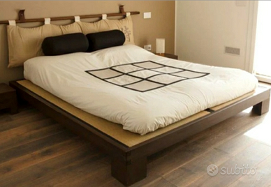 Letto matrimoniale tatami