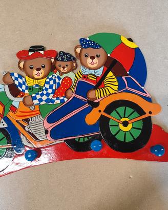 Appendiabiti in legno vintage bimbi 