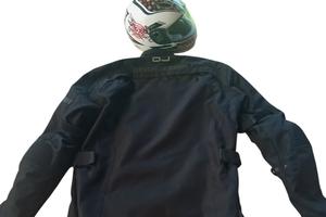 Giacca moto OJ + casco Marushin, entrambi taglia M