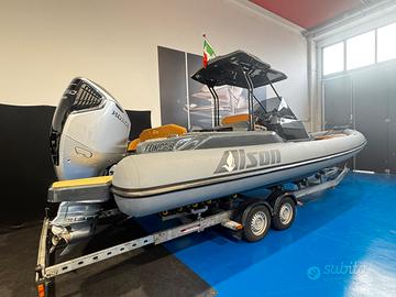 Gommone 8 metri + motore fuoribordo B F350 Honda