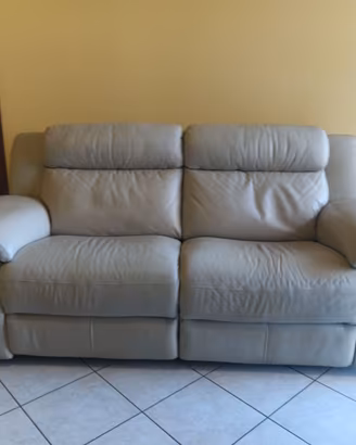 DIVANO ELETTRICO IN PELLE