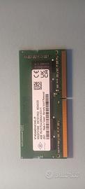 RAM 4GB DDR4 3200MHz SODIMM Nanya per Laptop