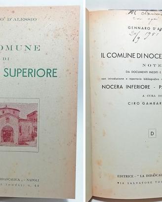 IL COMUNE DI NOCERA SUPERIORE - D'ALESSIO G. 1940