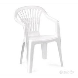 Sedie in Resina Bianche