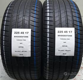 2 GOMME 225 45 17 BRIDGESTONE A2039