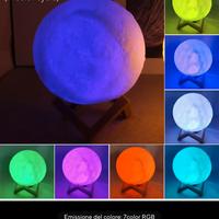 Lampada luna 3d