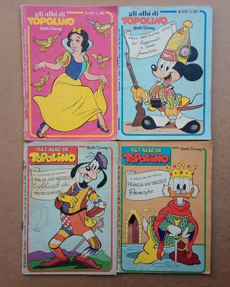 Fumetti GLI ALBI DI TOPOLINO a 1 euro l'uno