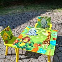 Tavolino, sedia e sedia a dondolo bimbi