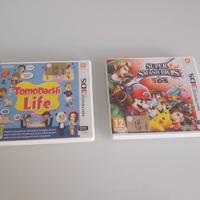 3DS Nintendo TomoDachi Live + Super Smash Bros