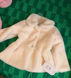 cappottino bianco bimba 9/12
