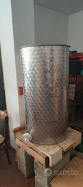 Cisterna inox 200 litri a galleggiante per vino