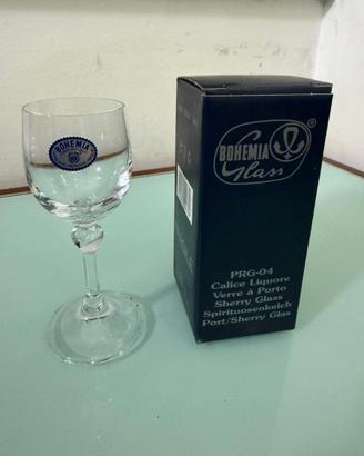 6 Calici Liquori/Porto/Sherry Bohemia Cristallo St