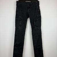 Pantaloni cargo neri Stone Island