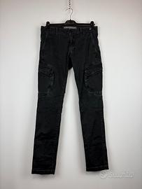 Pantaloni cargo neri Stone Island