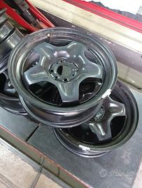 LANCIA Y - SET CERCHI ORIGINALI IN ACCIAIO 15"