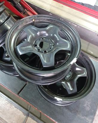 LANCIA Y - SET CERCHI ORIGINALI IN ACCIAIO 15"