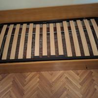 Letto singolo con secondo lettino estraibile
