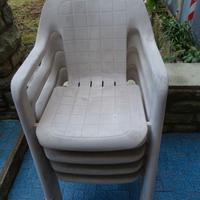 Sedie in plastica da esterno