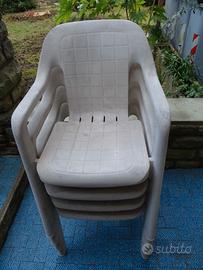 Sedie in plastica da esterno