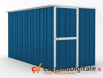 deposito attrezzi giardino 175x307cm 5,4mq blu