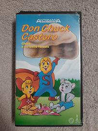 VHS originale "DON CHUCK CASTORO" cartone animato