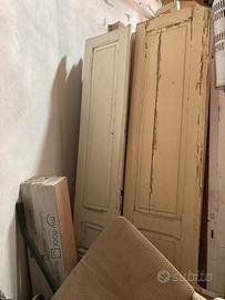 Porte e lunette abete da restaurare