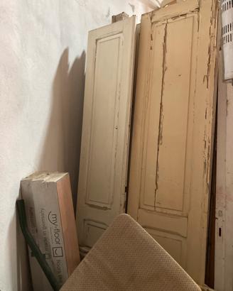 Porte e lunette abete da restaurare
