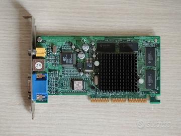 Scheda AGP Nvidia Geforce2 MX400 64MB VGA TV-Out