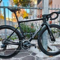 Bicicletta in carbonio tg.55 ruote in carbonio 