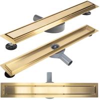 Scarico lineare REA Neox pro Brush Gold 90