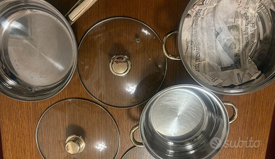 Set  Pentole Accaio 18/10