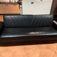 Divano letto + pouf contenitore
