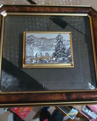 Quadro Bassorilievo Argento 925 Marcello Giorgio S